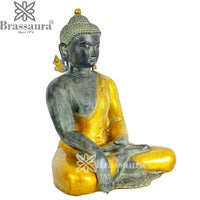 Brass Bhumisprasa Buddha Weight 19 kg & Height 20 Inch