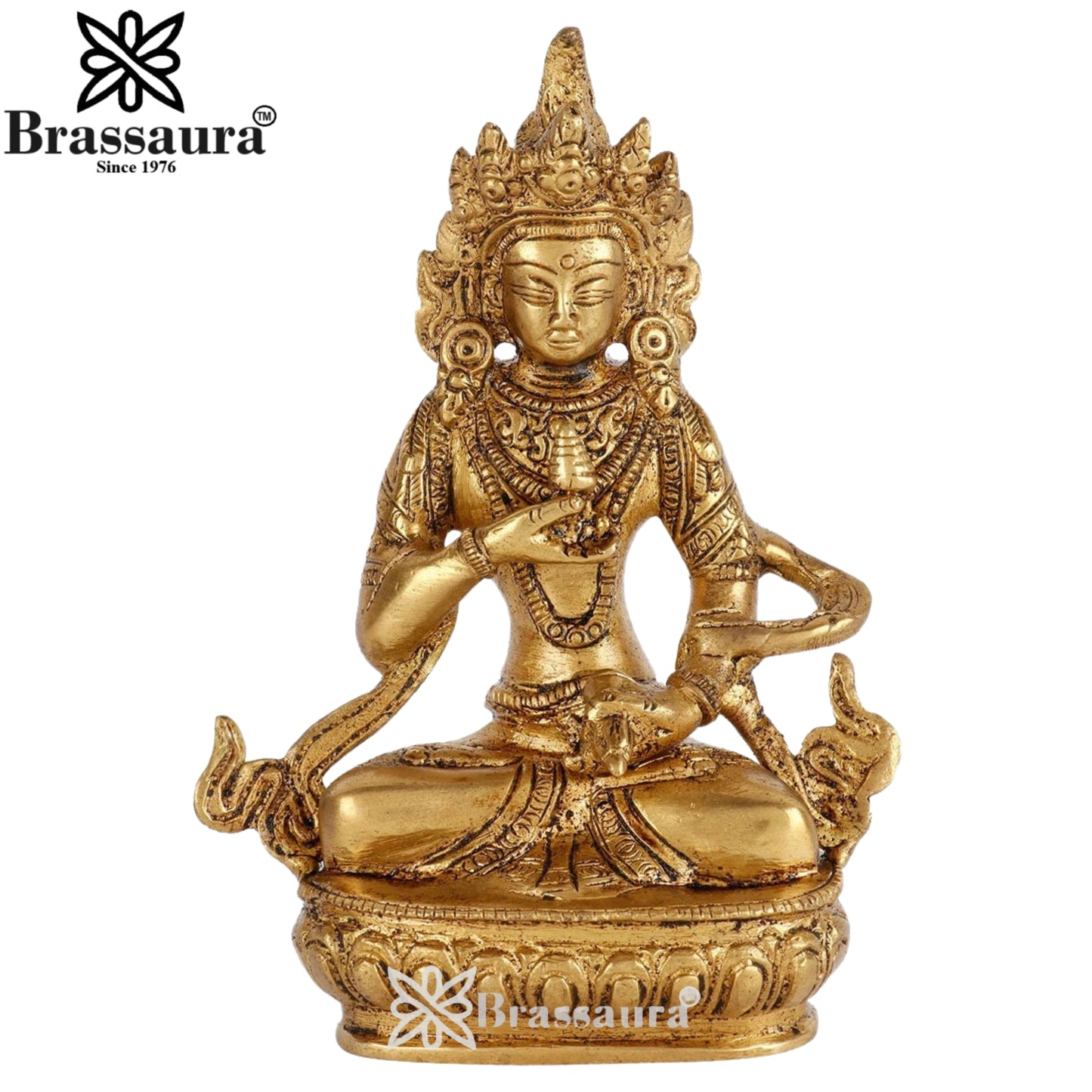 Brass  Antique Tara Weight 0.6 Kg & Height 5 Inch