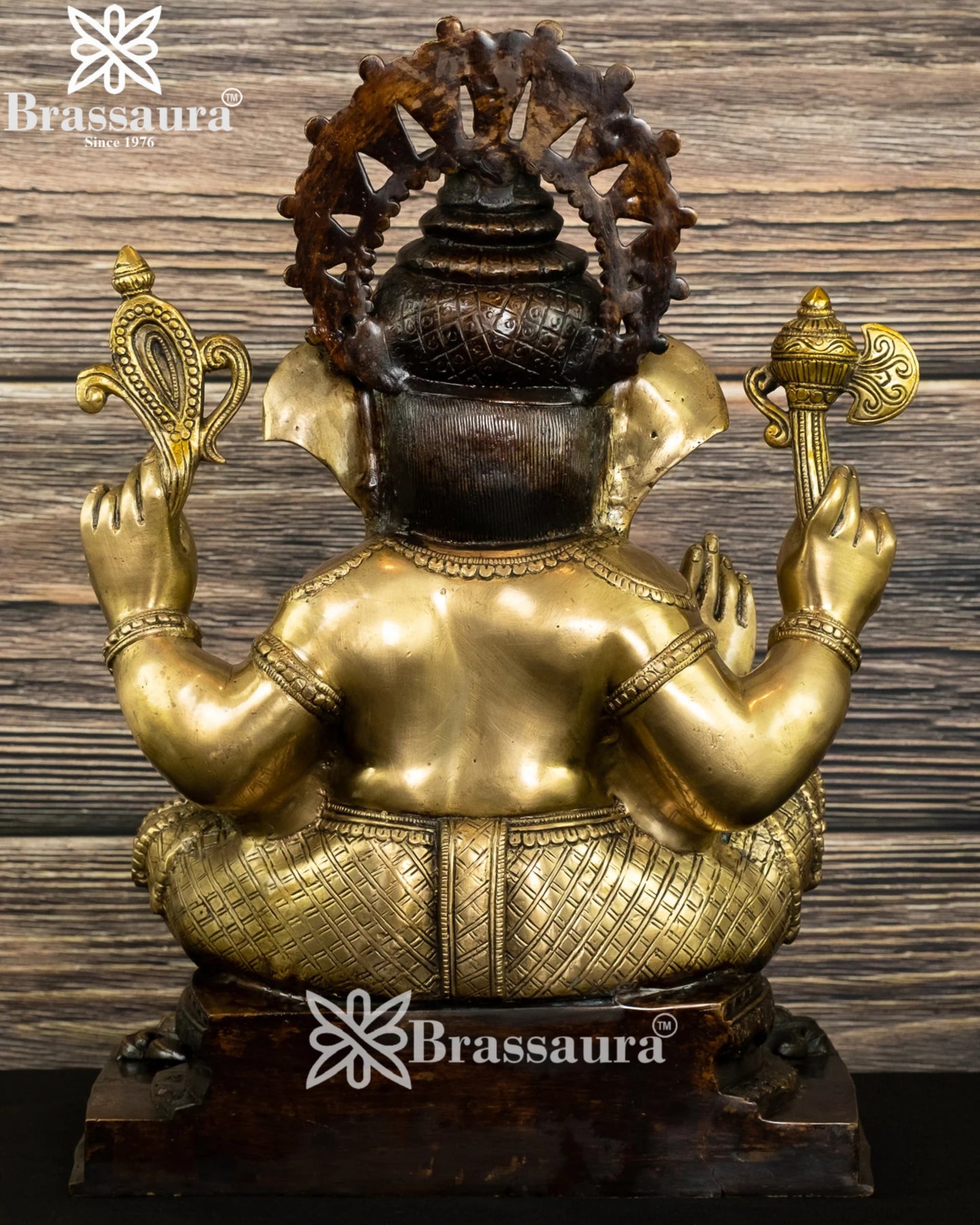 Brass Ganesha Statue Weight 22 Kg And Height 20 Inch