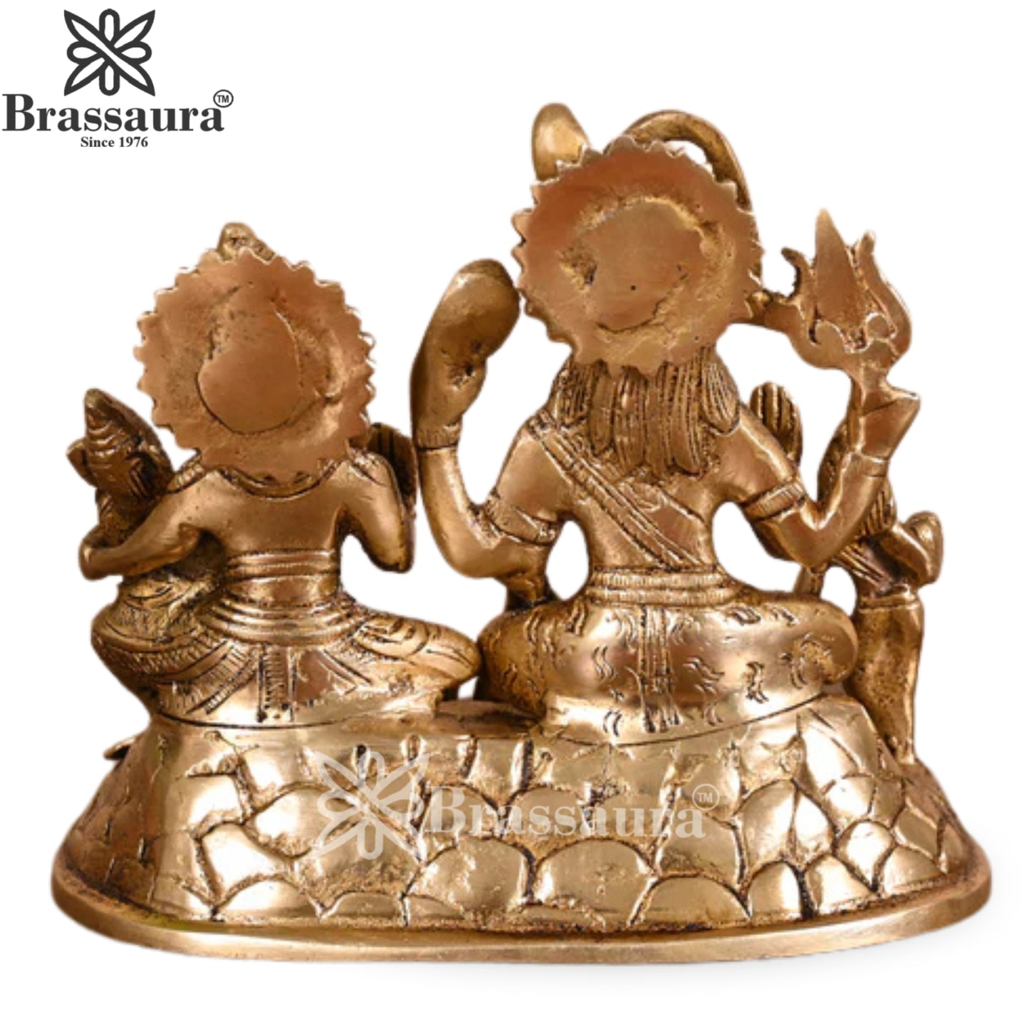 Brass Lord Shiv Family Statue Weight 2.15 Kg And Height 5.5 Inch