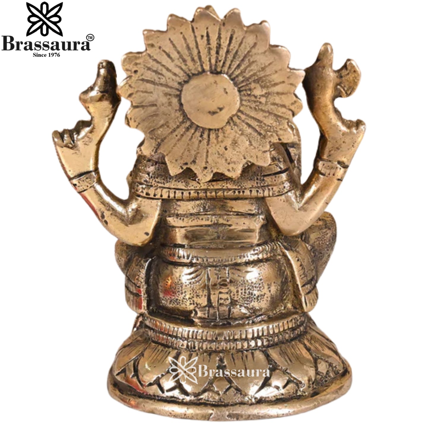 Brass Ganesha Statue Weight 1 Kg & Height 4 Inch