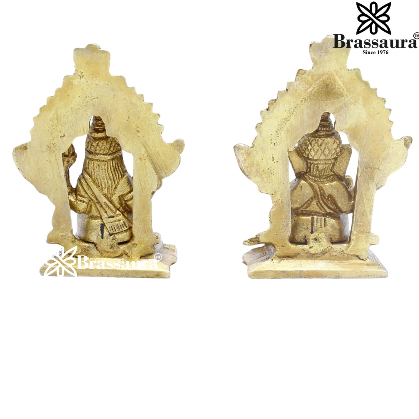 Brass Classic Lakshmi Ganesh Weight 0.55 Kg & Height 3.75 Inch