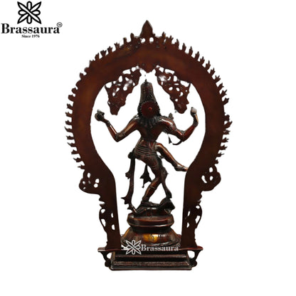 Brass Vintage Dancing Natraj Statue Weight 15.7 Kg And Height 26 Inch