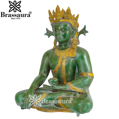 Brass  Artistic Tara Weight 23.5 Kg & Height 22 Inch