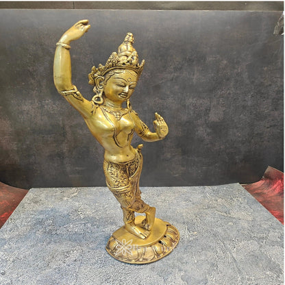 Brass Classic Tara Weight 4.6 Kg & Height 18Inch