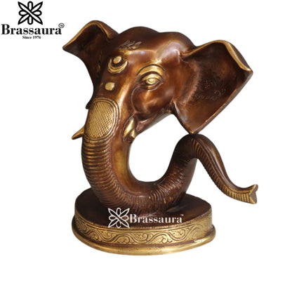 Brass Ganesha Statue Weight 2.65 Kg And Height 6 Inch