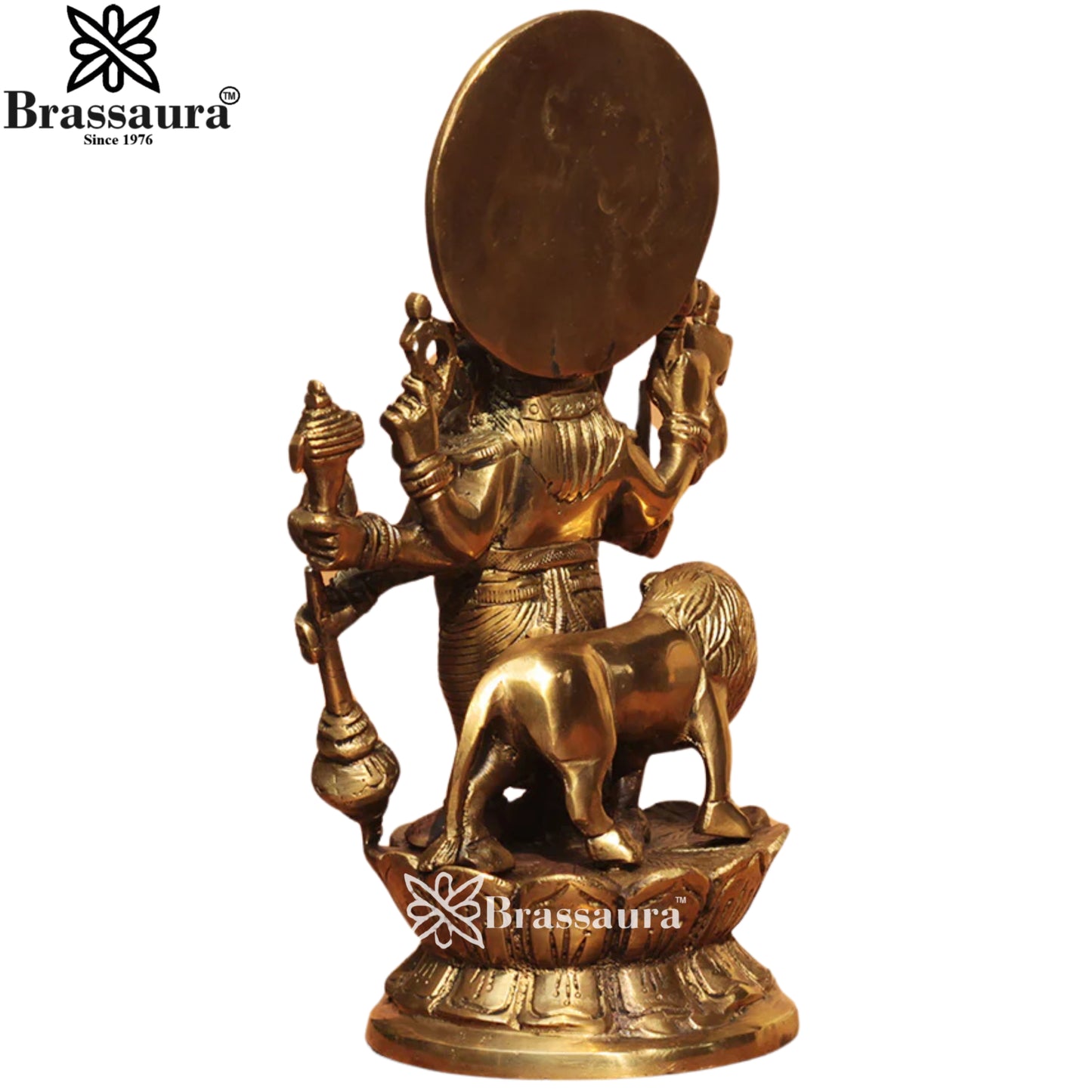 Brass Ganesha Statue Weight 2.25 Kg And Height 9 Inch