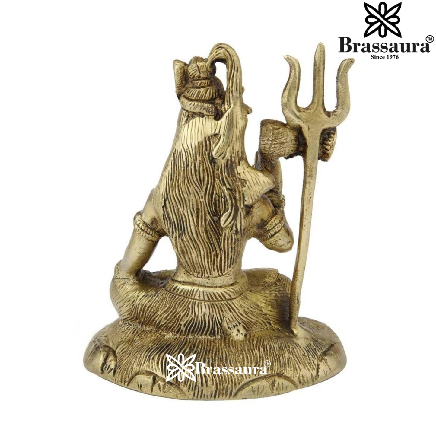 Brass Antique Shiva Weight 1.4 Kg & Height 6 Inch