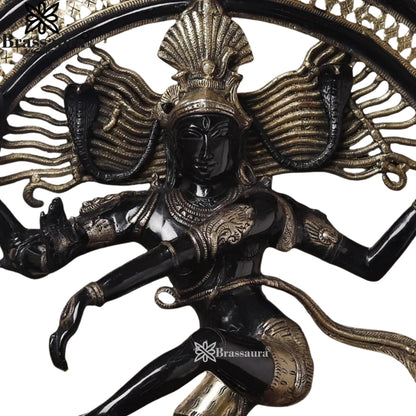 Brass Classic Dancing Natraj Statue Weight 37.5 Kg And Height 30 Inch