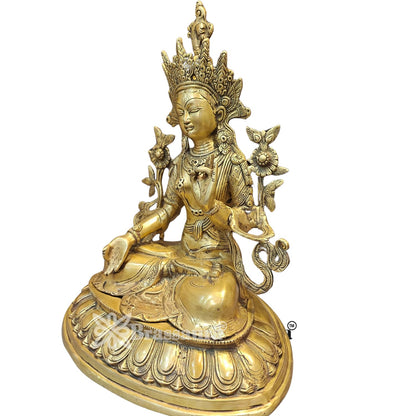 Brass Classic Tara Weight 10 Kg & Height 18 Inch