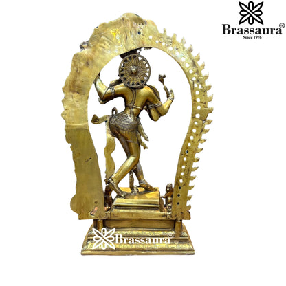 Brass Aardhnareshwar Statue Weight 25 kg & Height 29 Inch