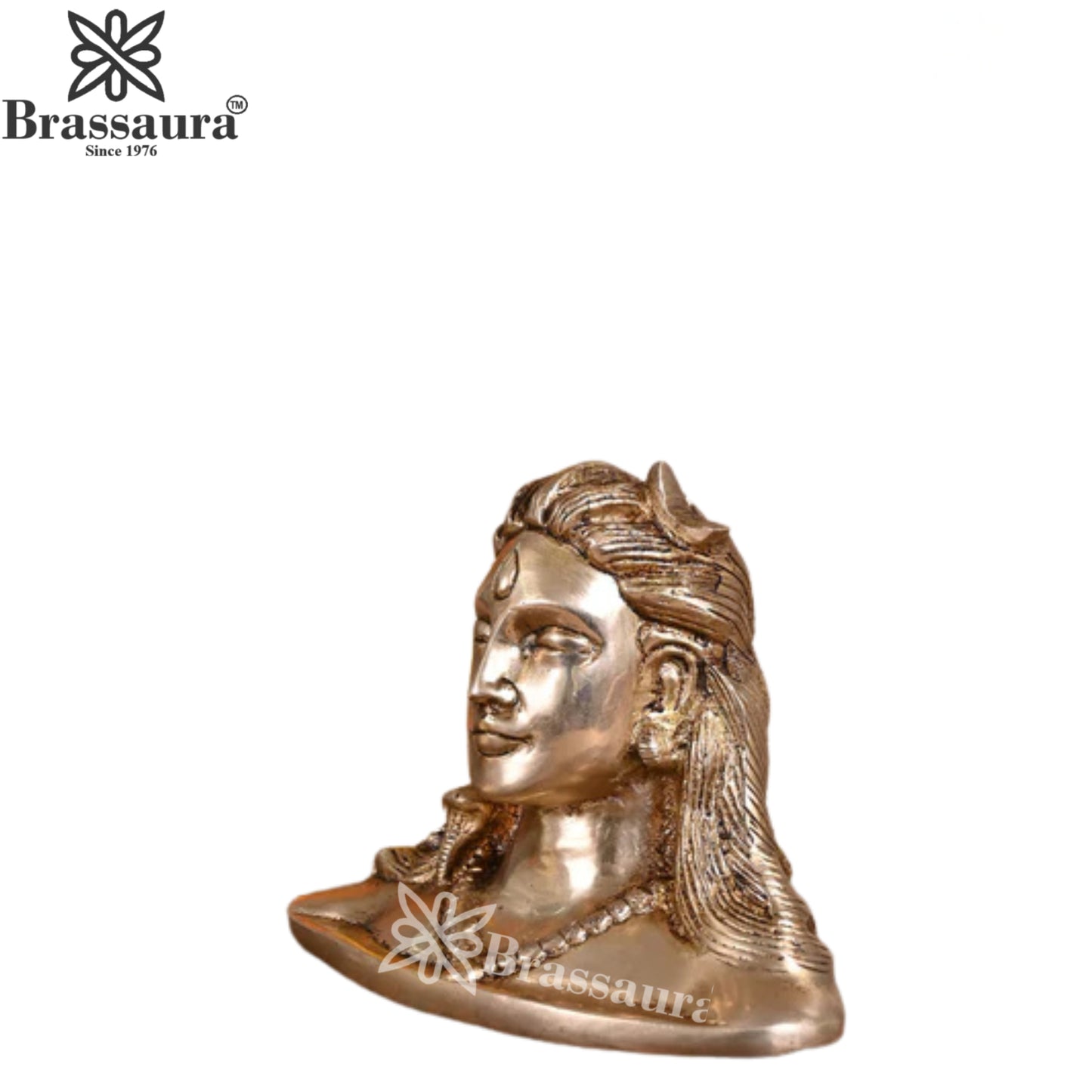 Brass Adi Yogi Lord Shiva Statue Weight .74 Kg And Height 4 Inch