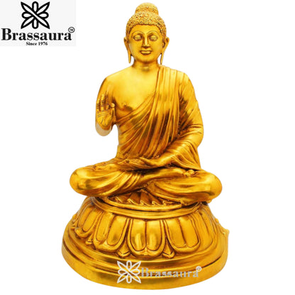 Brass Vintage Buddha Weight 15.6 Kg & Height 22 Inch