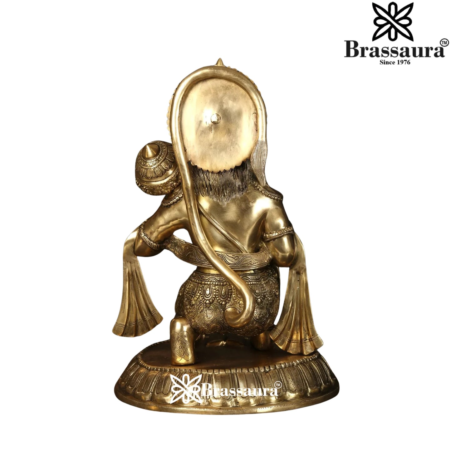 Brass Hanuman Statue Weight 28 Kg And Height 21 Inch