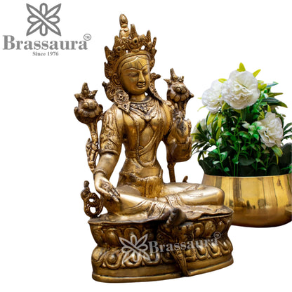 Brass Classic Tara Weight 4 Kg & Height 14 Inch