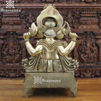 Brass Jewellery Ganesha Weight 60.5 Kg & Height 35 Inch