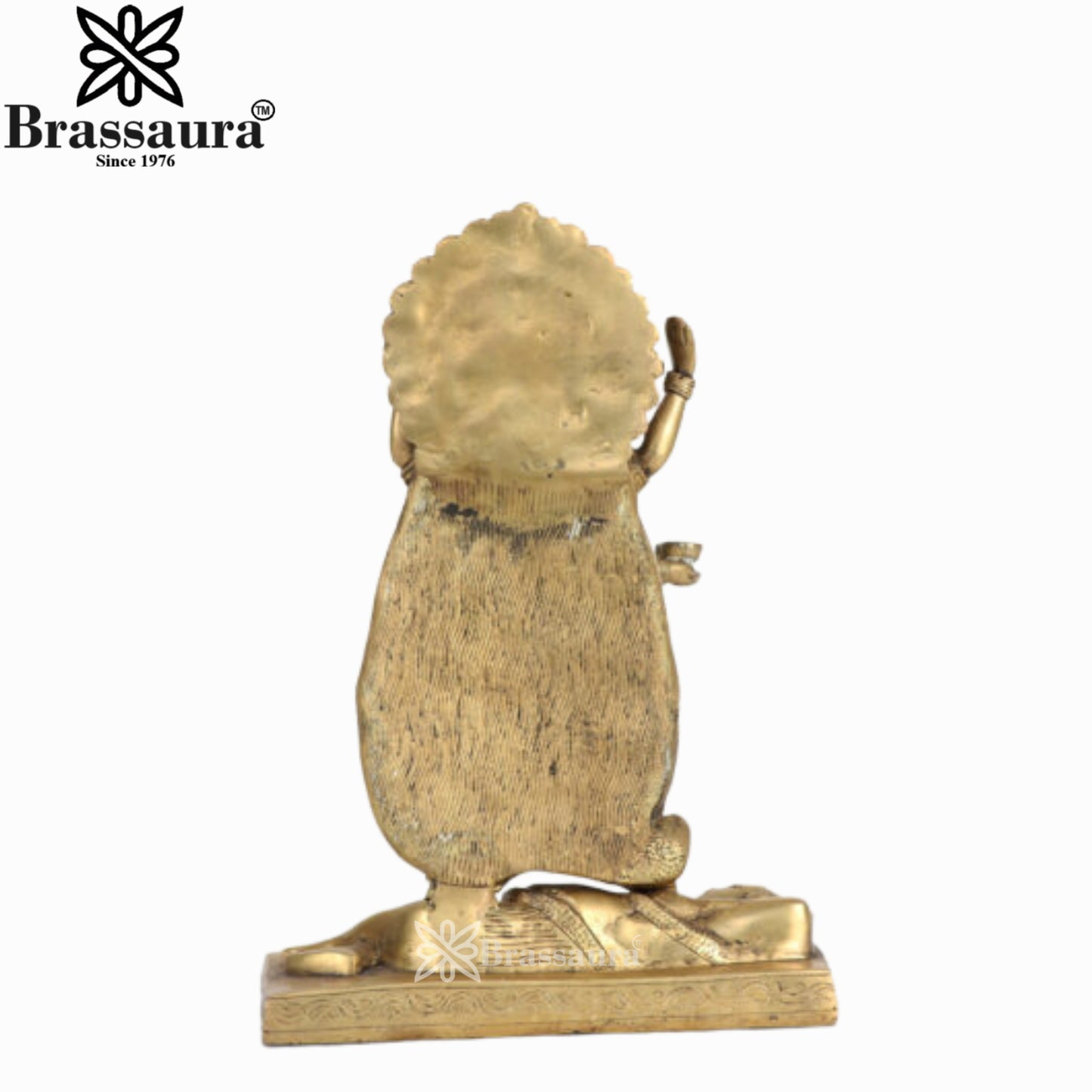 Brassaura™ Brass Kali Maa Idol – Height 11 Inches & Weight 4.3 Kgs | Hindu Goddess Statue
