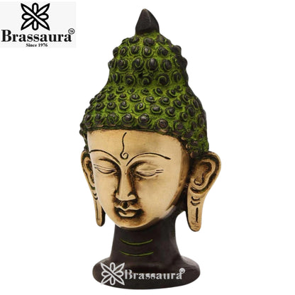 Brass Head Buddha Weight 1 kg & Height 5 Inch