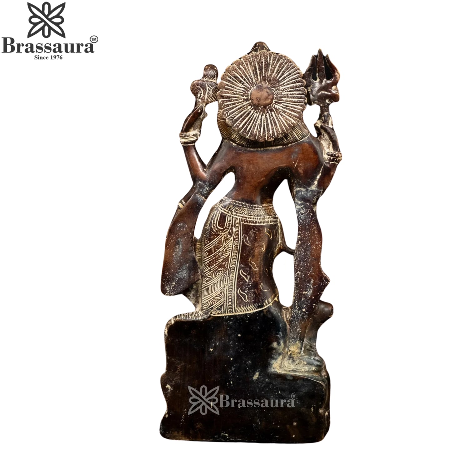 Brass Aardhnareshwar Statue Weight 5 Kg And Height 13 Inch
