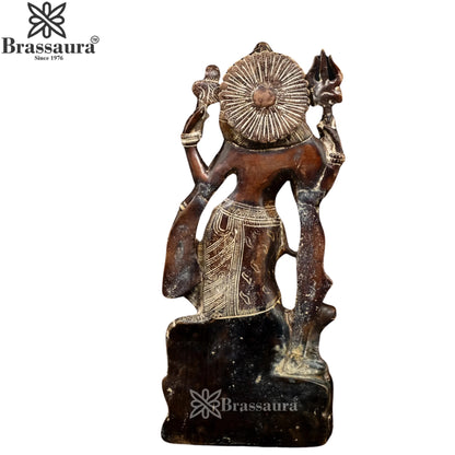 Brass Aardhnareshwar Statue Weight 5 Kg And Height 13 Inch