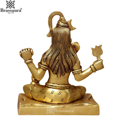 Brass Superfine Lord Shiva Statue Weight 2 Kg And Height 6 Inch