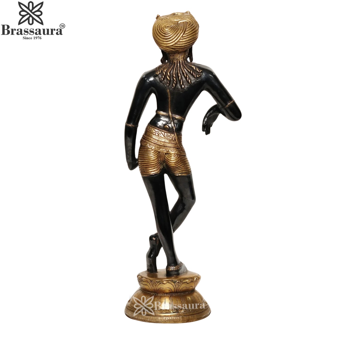 Brass Lord Katyavalambita Shiva Statue Weight 2.46 Kg And Height 11 Inch