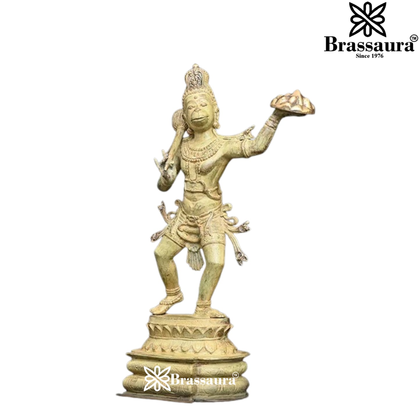 Indonesian Bronze Hanuman Statue Weight 3 Kg And Height 18 Inch