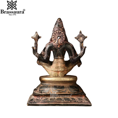 Brass Narshimha Statue For Home Decor And Gift Items Weight 6 Kg And Height 11 Inches