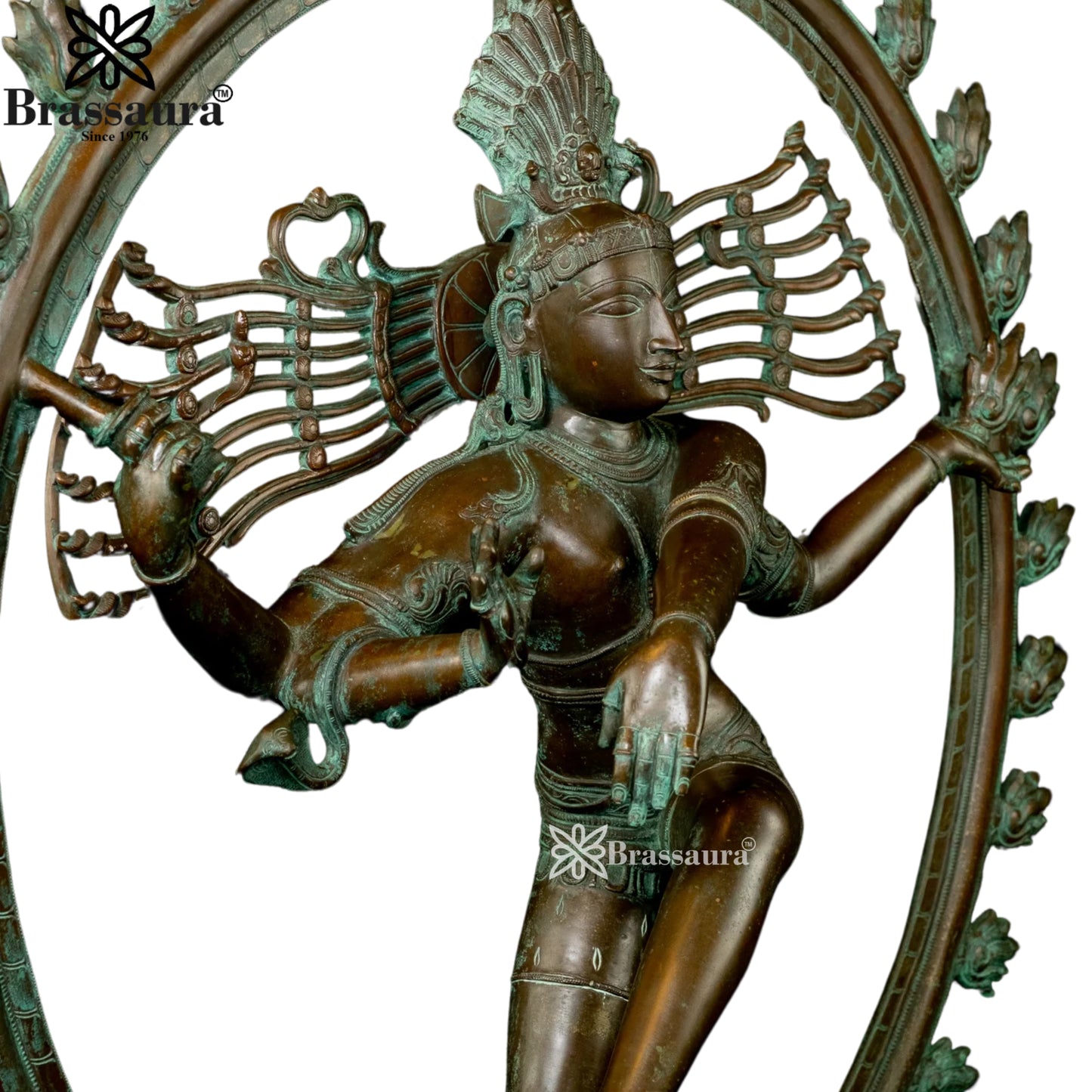 Bronze Dancing Natraj Statue Weight 65 Kg And Height 44 Inch
