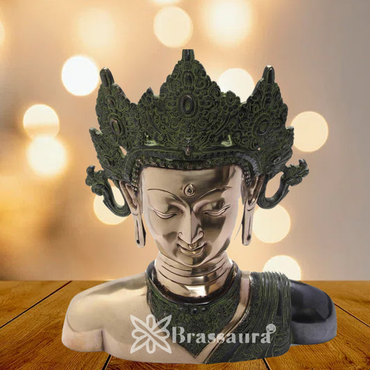 Brass  Artistic Tara Weight 11 Kg & Height 15 Inch