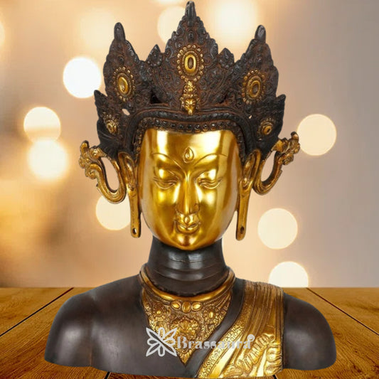 Brass  Antique Tara Weight 10.5 Kg & Height 15 Inch