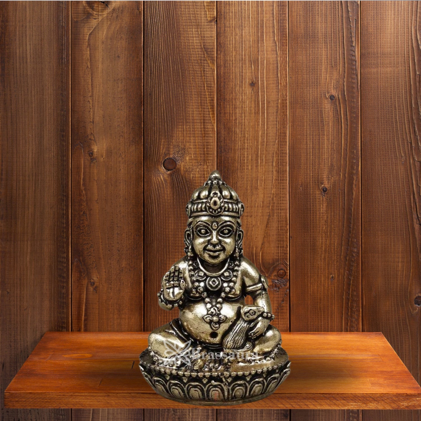 Brass Kuber Statue Weight .114 Kg And Height 3 Inch