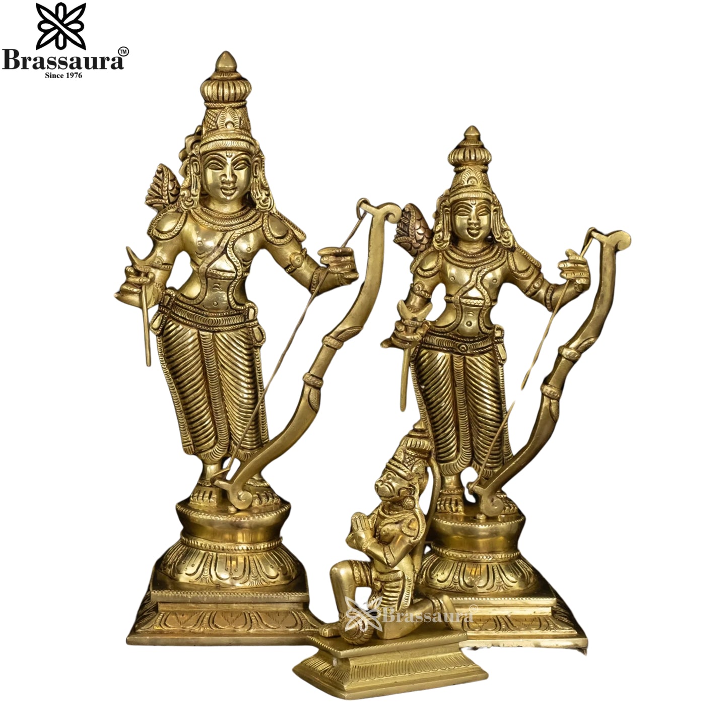 Brass Ram Darbar Statue Weight 8.1 Kg