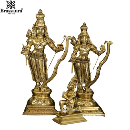 Brass Ram Darbar Statue Weight 8.1 Kg
