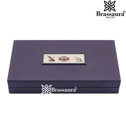 Brass Artistic Lakshmi Ganesh Weight 0.4 kg & Height 1.5 Inch