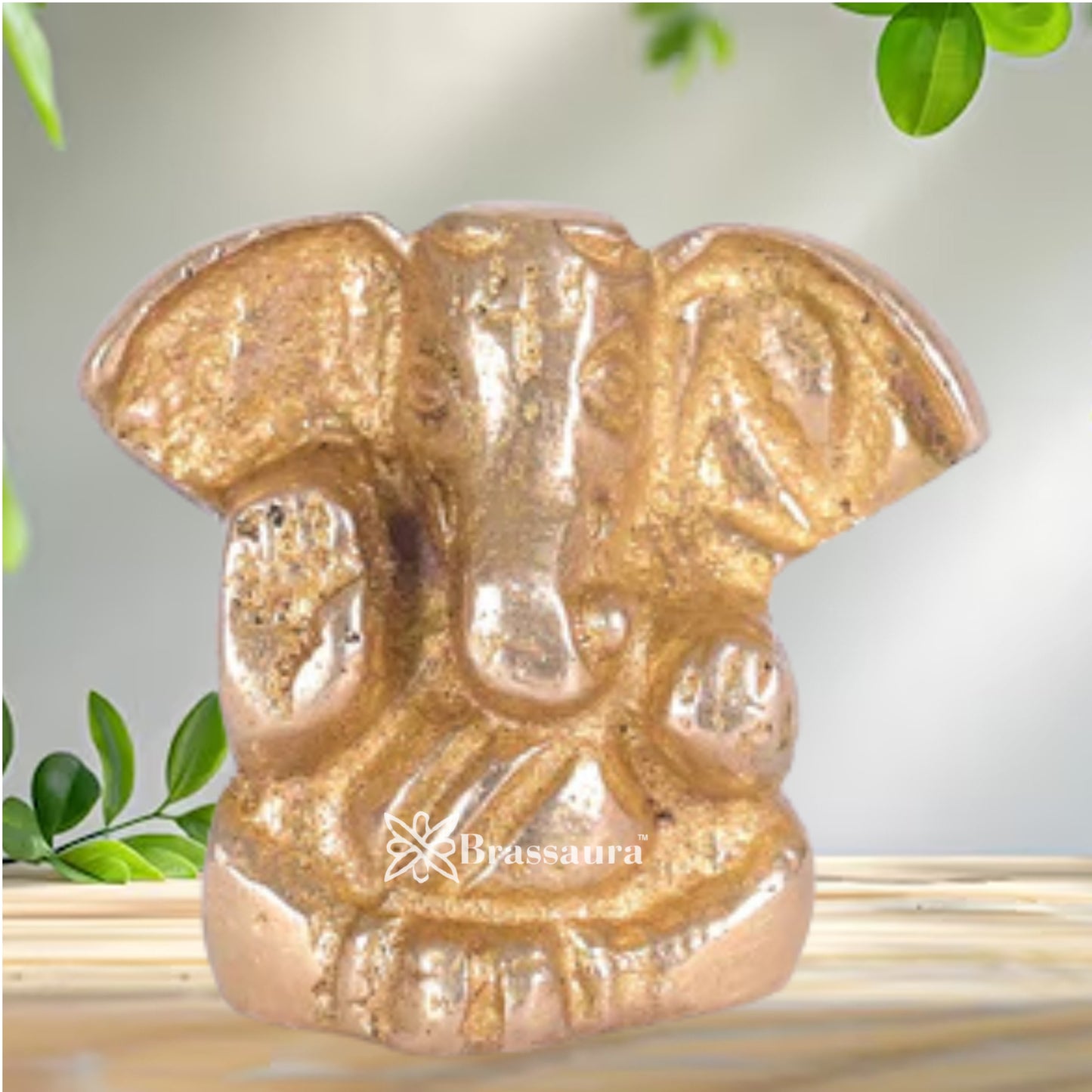 Brass Ganesha Statue Weight 42 Gram & Height 1.7 cm