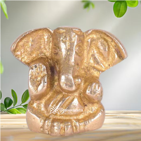 Brass Ganesha Statue Weight 42 Gram & Height 1.7 cm
