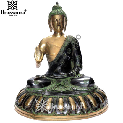 Brass Classic Buddha Weight 33 Kg & Height 28 Inch
