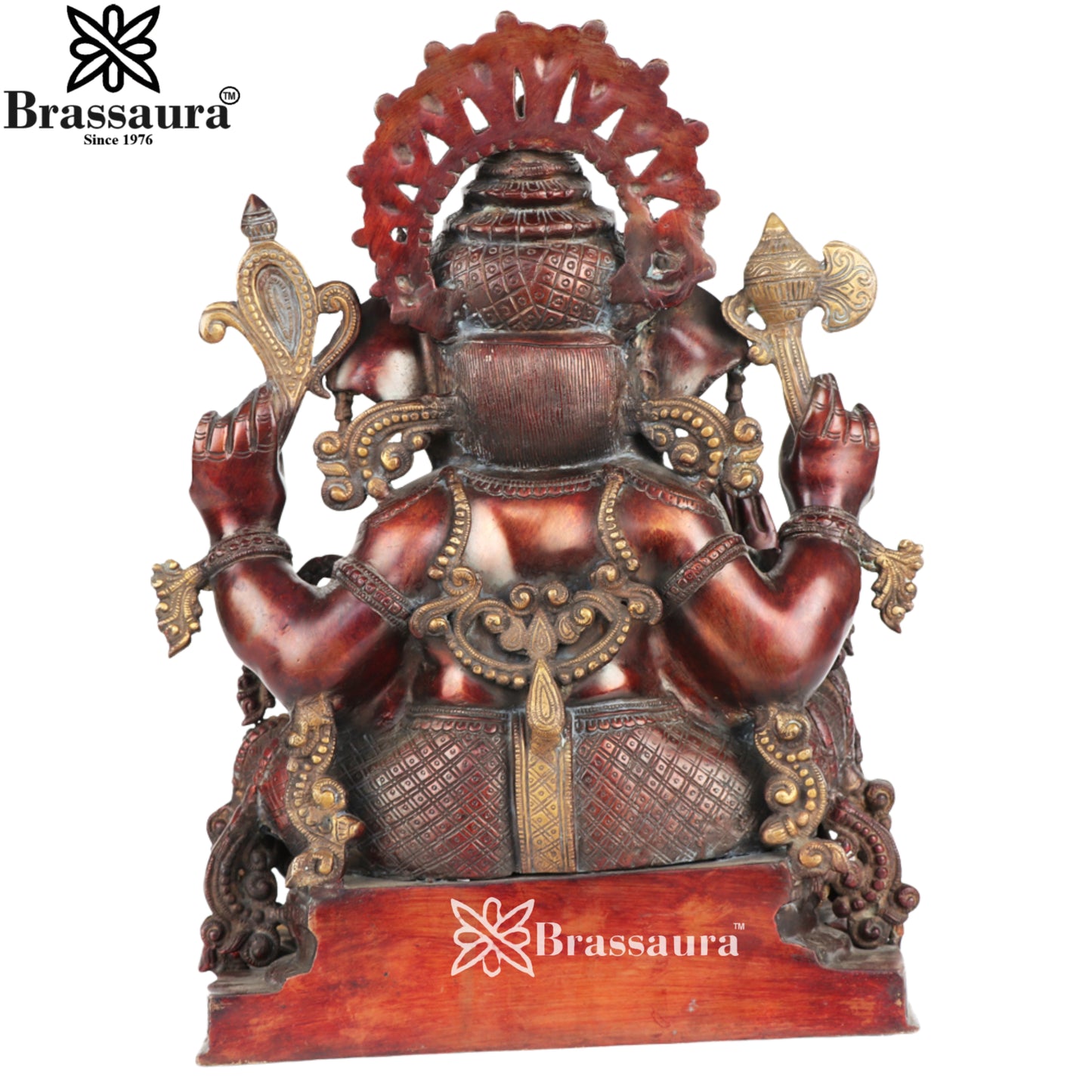 Brass Vintage Ganesha Weight 25 Kg & Height 19 Inch