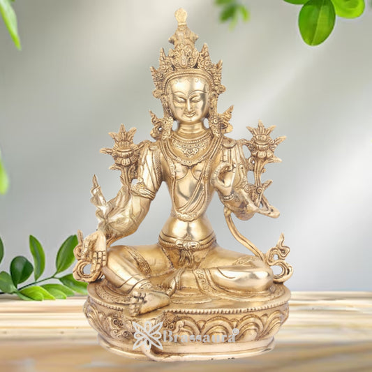 Brass Classic Tara Weight 4.5 Kg & Height 14 Inch
