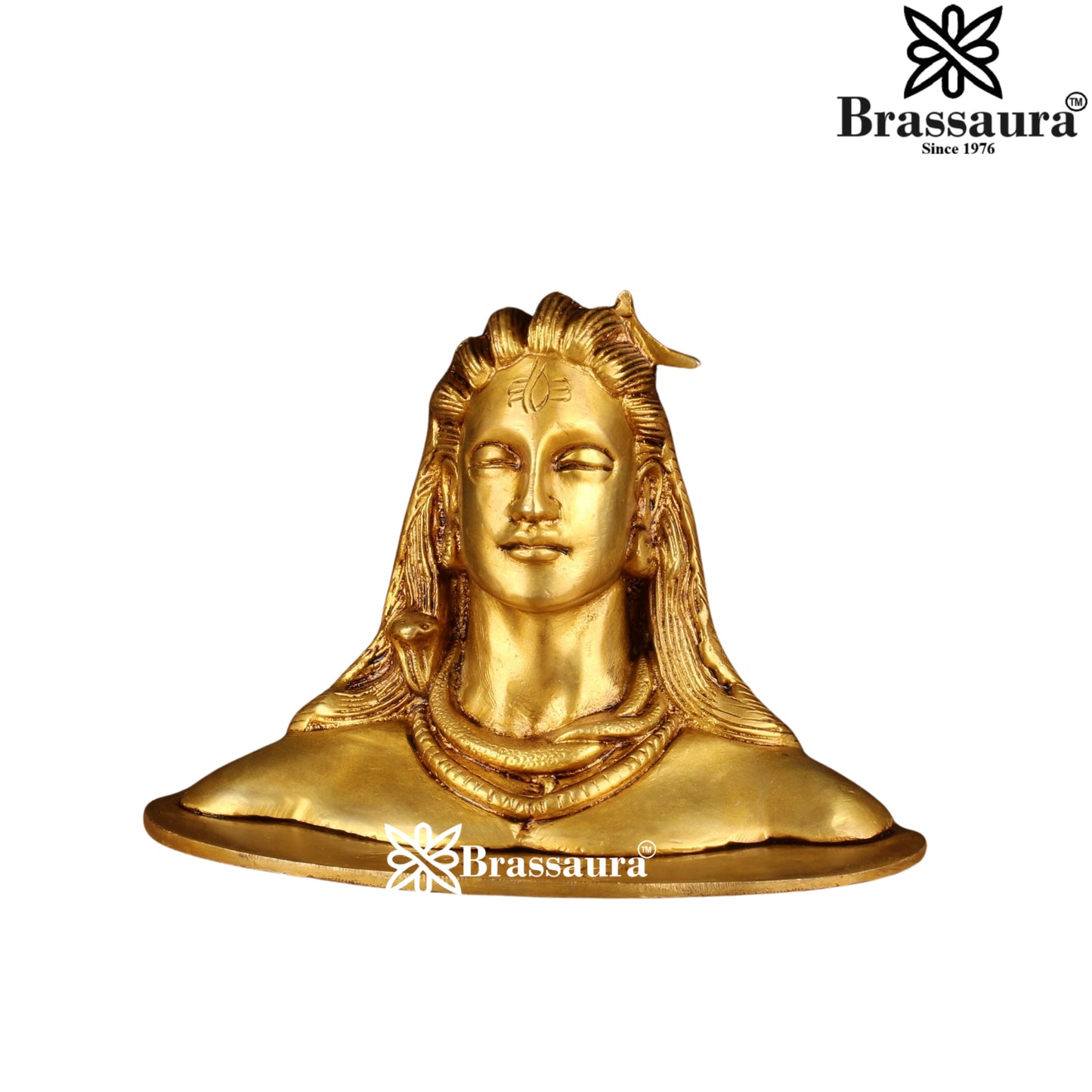 Brass  Royal Golden Shiva Weight 4 Kg & Height 4.5 Inch