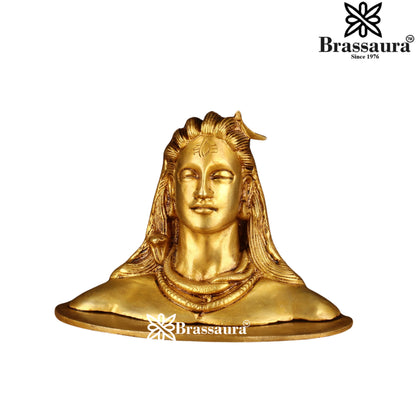 Brass  Royal Golden Shiva Weight 4 Kg & Height 4.5 Inch