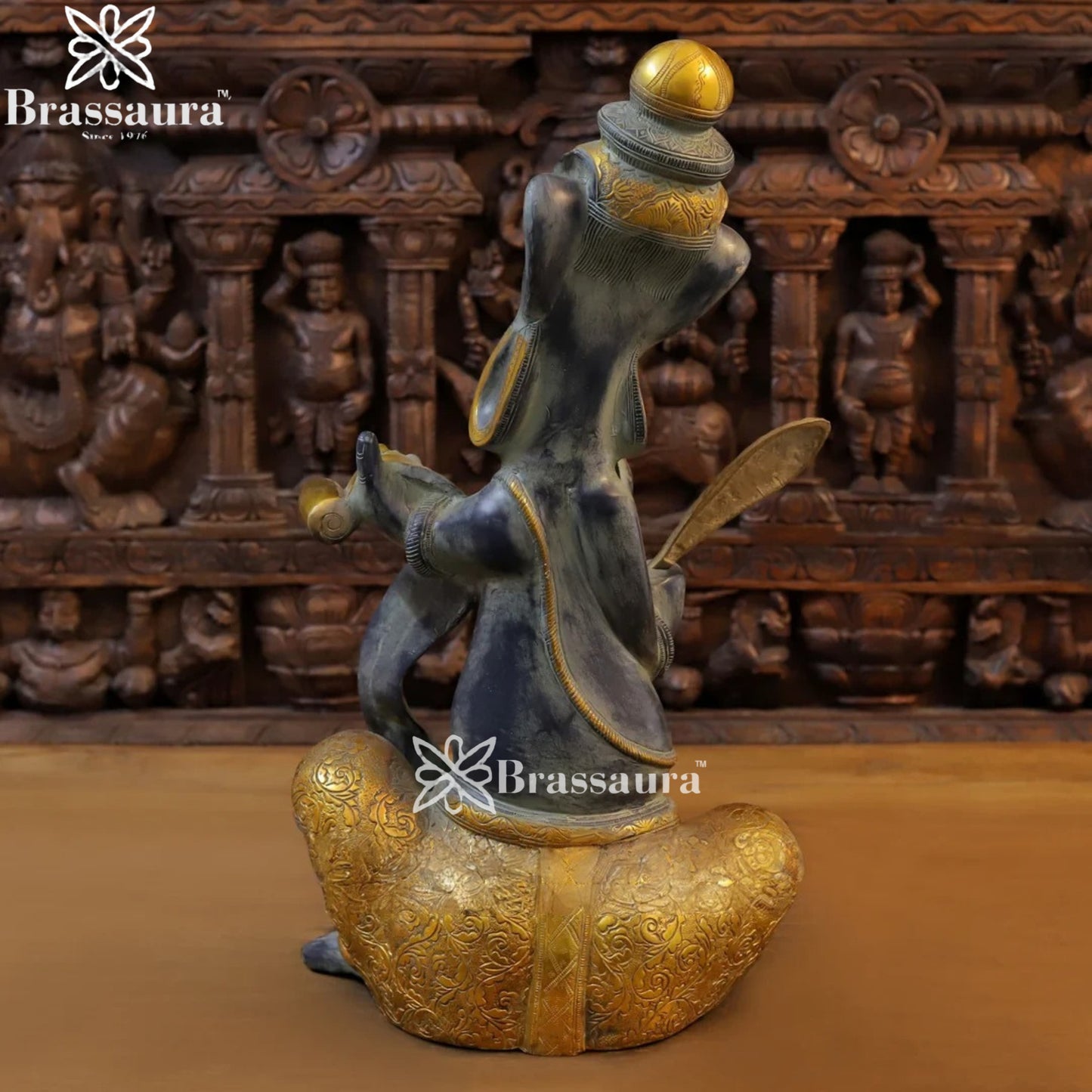 Brass Modern Ganesha Weight 14.1 Kg & Height 22 Inch