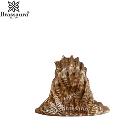 Brass Adi Yogi Lord Shiva Statue Weight .74 Kg And Height 4 Inch