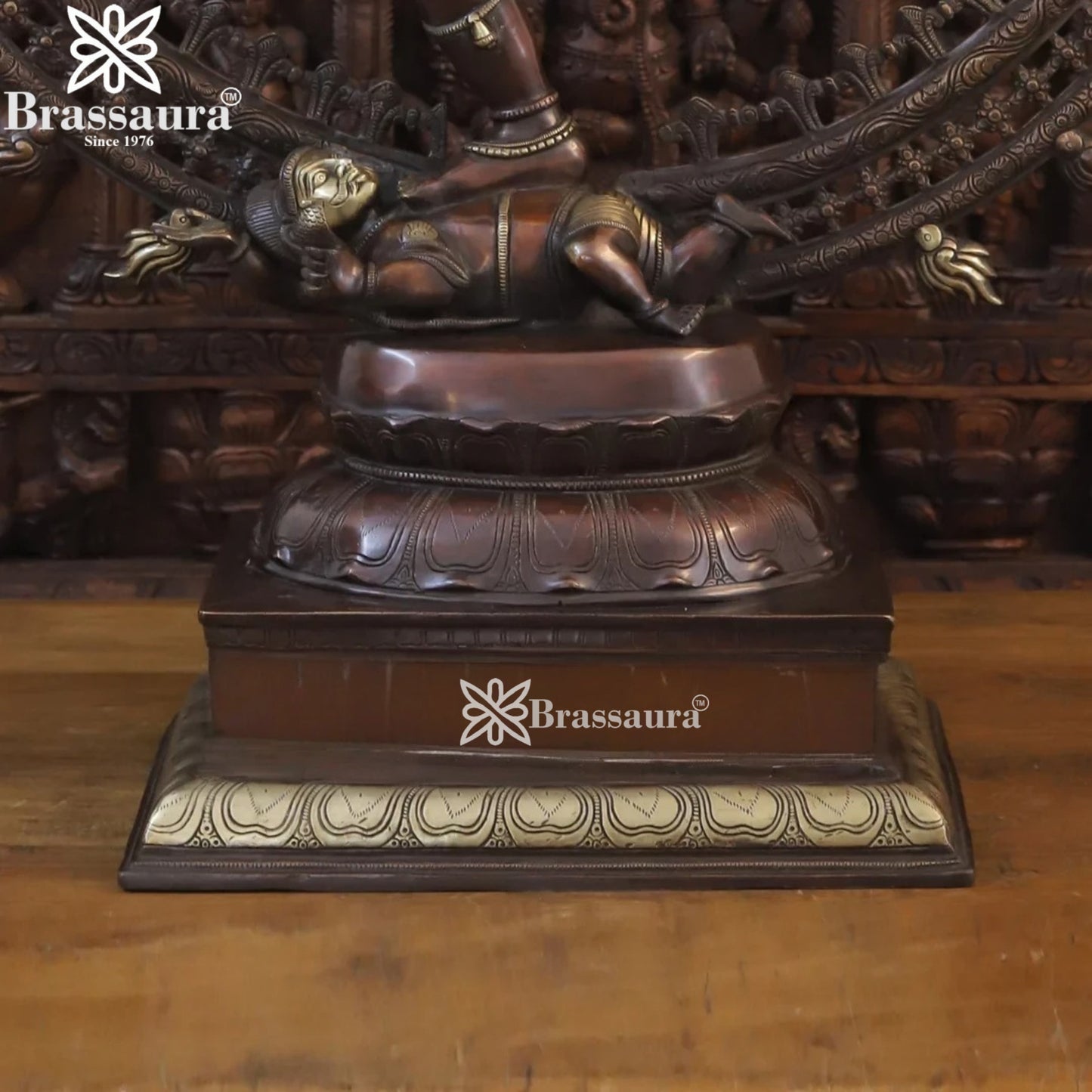 Brass Dancing Natraj Statue Weight 58 Kg And Height 47.5 Inch