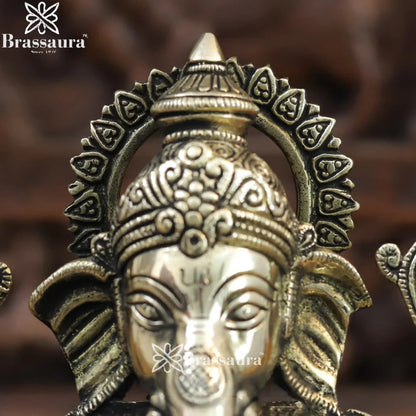 Brass Jewellery Ganesha Weight 4.54 Kg & Height 10 Inch