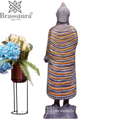 Brass Blessing Standing Buddha Weight 32 kg & Height 41 Inch