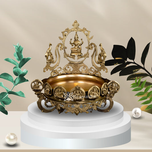 Brass Laxmi Urli For Home Décor And Gift Items Weight 13.5 kg Height 19 Inch