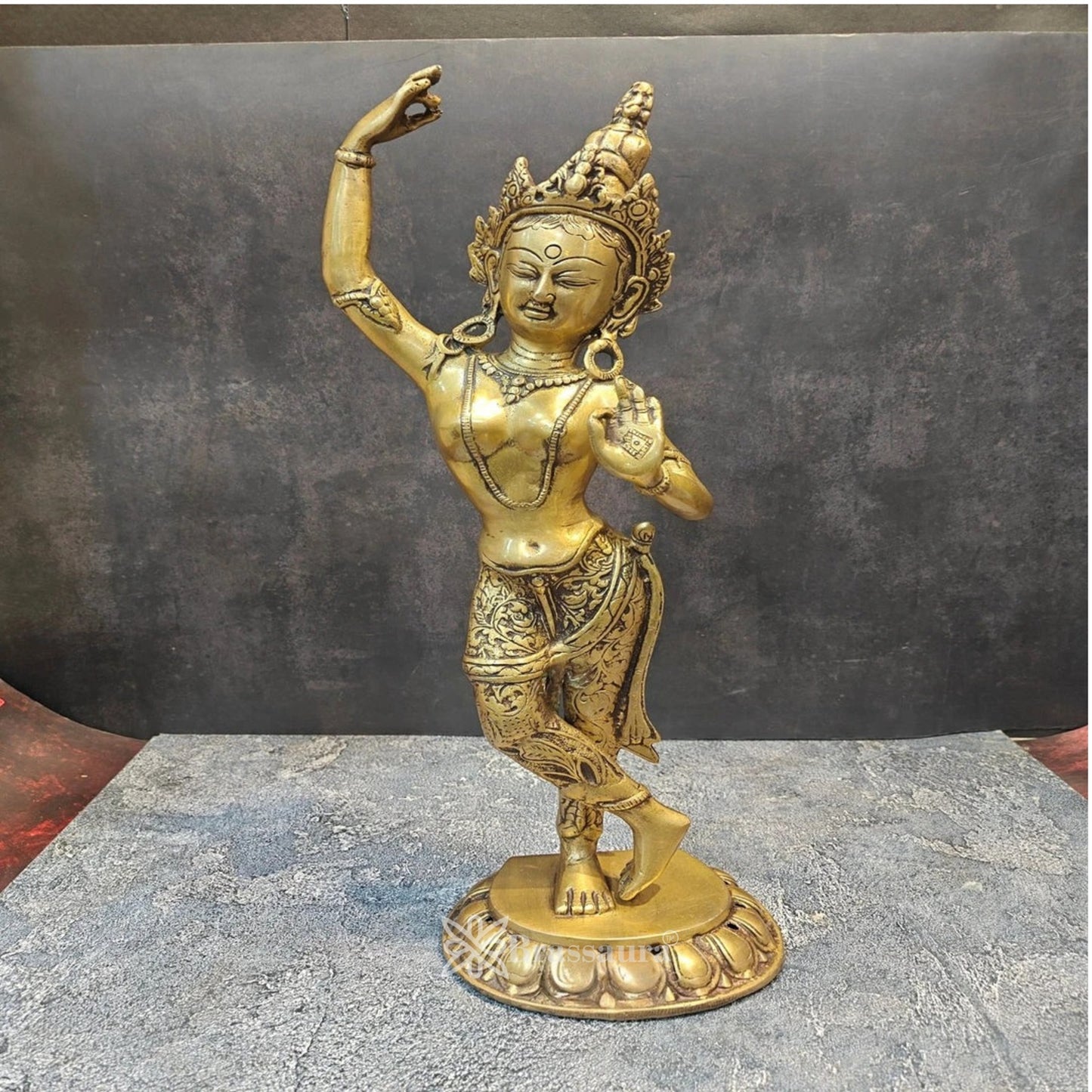 Brass Classic Tara Weight 4.6 Kg & Height 18Inch