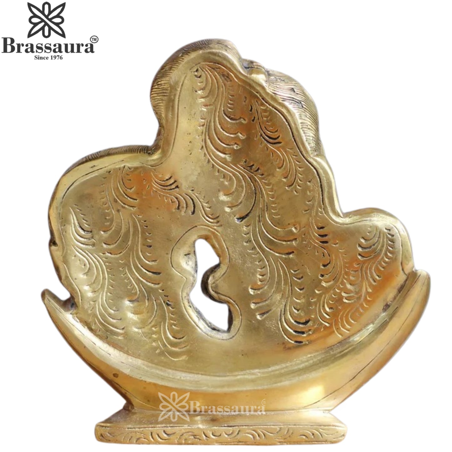 Brass Shiva & Parvati Statue Weight 4.6 Kg And Height 9.5 Inch